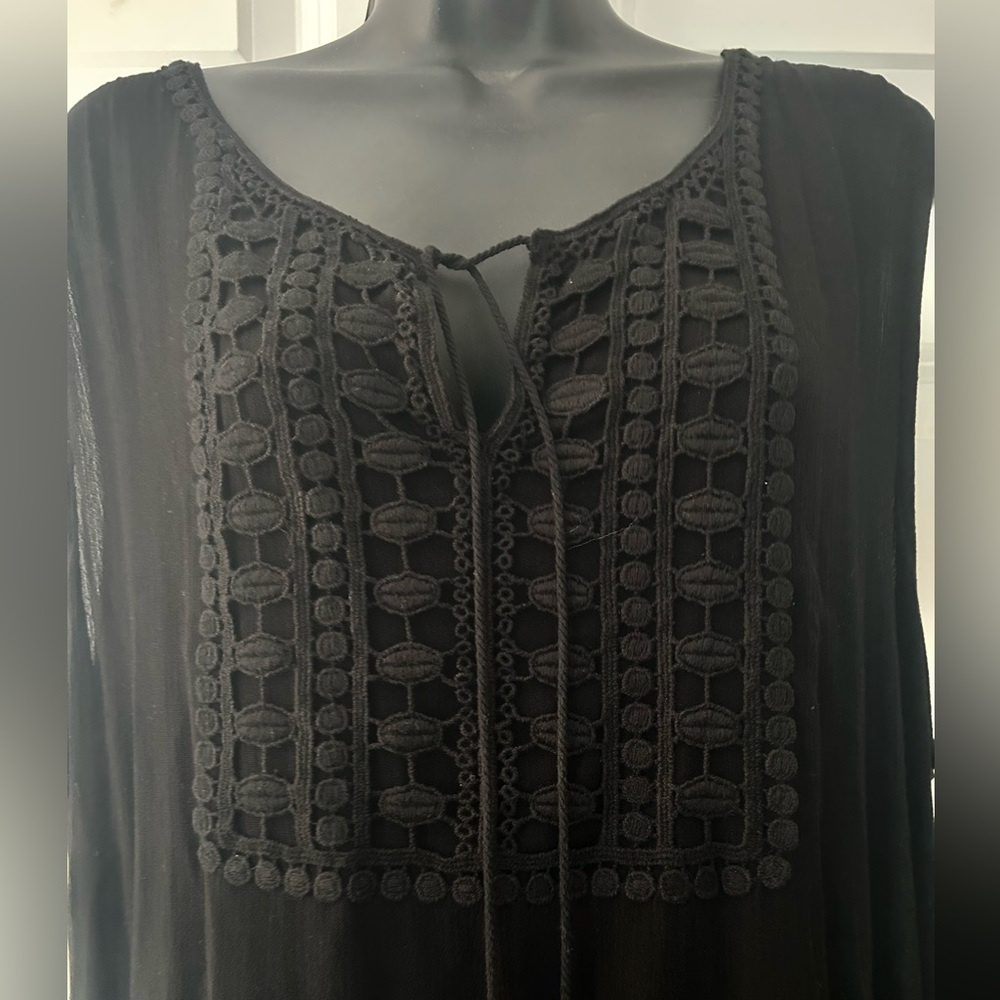 NWOT Black swim cover up!